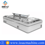 2.1m 1.8m -18degrees Commercial Combined Supermarket Island Display Deep Freezer