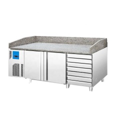 Рефрижераторный шкаф ОЭМ с столом работы холодильника выпечки стилей верхней части мрамора подноса различными стилями