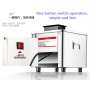 Electric Commercial Meat Cutter Machine Meat Slicer Shredder Mincing Machine Stainless Steel Table Meat Bowl Cutter