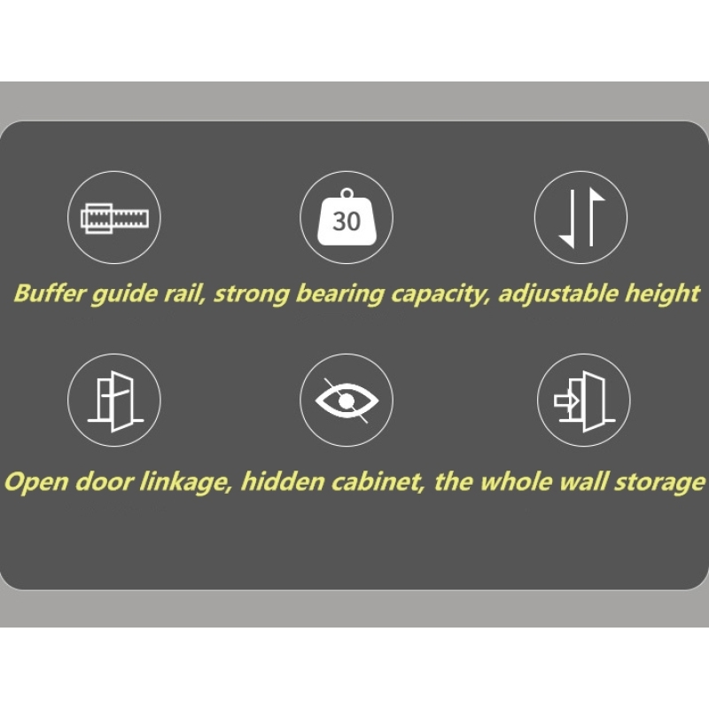 High Cabinet Pull Basket 4-tier Kitchen Open Door Storage Holders & Racks Multi-layer Cabinet Built-in Shelf/ Rack