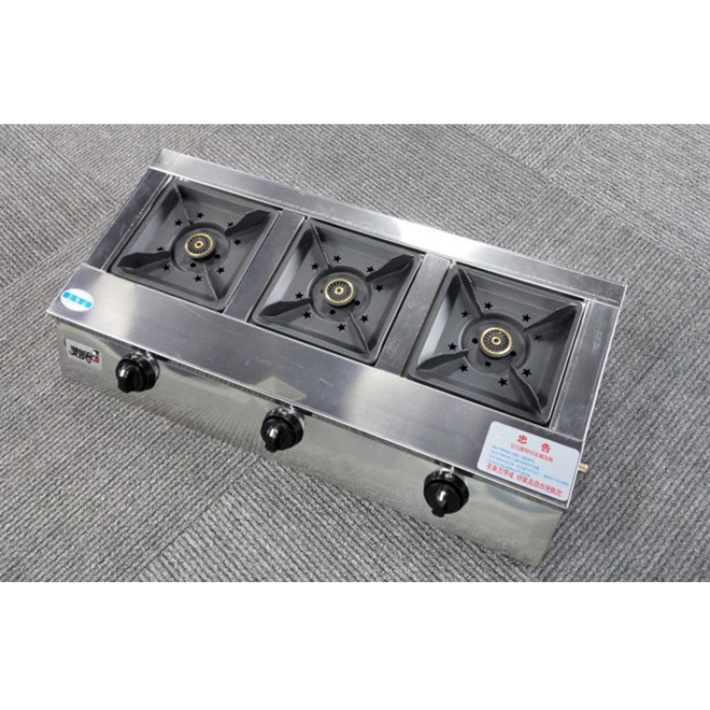 3 4 6 8 Burners Gas Range Commercial And Household New Blue Fire Multi Burner Gas Stove Desktop Cooker