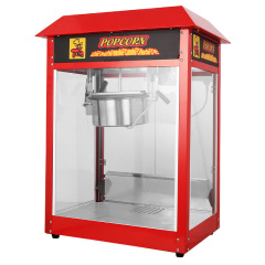 ZA-802/803 Коммерческая электрическая красная машина для попкорна большой емкости Cinema Desktop Автоматическая машина для струйной обработки зерна