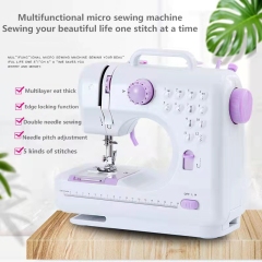 Wholesale UFR-705 Sewing Machines With Locking Edge Multifunctional Household Electric Mini Sewing Machine
