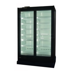 -22~-18 Degree Celsius High-Capacity Quickly Refrigeration 2 Doors Freezing Showcase For Meat Fish