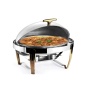 Stainless Steel Chafing Dish Buffet, 180 Degree Full Cover Buffet Catering Banqu