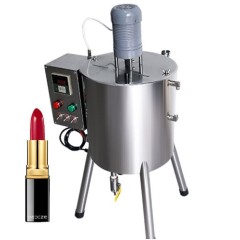 15L/30L lipstick small volume lip balm lip gloss viscous filling machine with mixer and heater