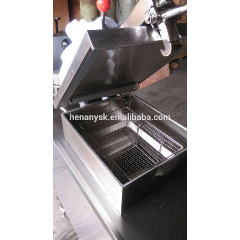 IS-MDXZ-25C Gas Chicken Deep Fryer For Duck Chicken Pressure Fryers For Sale Only Gas as Fuel Not Electric Without Oil Pump
