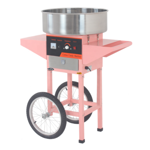 Commercial Cotton Candy Floss Maker Cotton Maker Machine With Cart And Bubble Cover