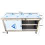 1m 1.5m 2m 201 304 Stainless Steel Kitchen Work Table Cabinet Base Cabinet Drawer / Sliding Doors