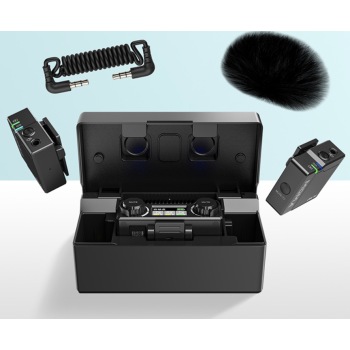 Vloggears LARK 150 Hollyland Wireless Microphone один с двумя