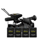 Vloggears Mailada WM12Q professional wireless lavalier microphone one with four