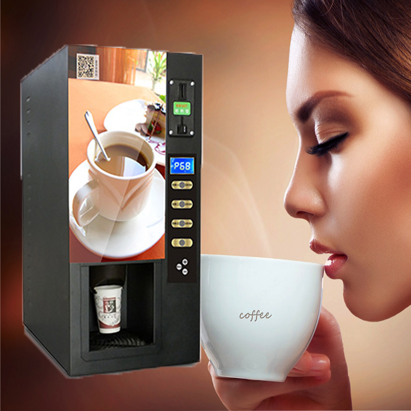 Commercial Hot Coffee Tea Coin Operated Commercial Automatic