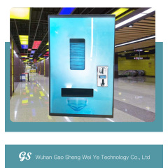 China factory cheap mask vending machine mini mask dispenser maquina de mascarilla