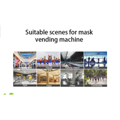 Public Disposable Face Mask Vending Machine Maquina expendedora de mascarillas