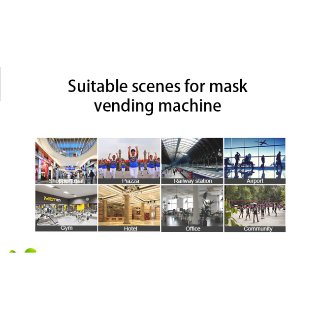 Public Disposable Face Mask Vending Machine Maquina expendedora de mascarillas