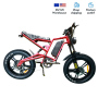 Dogebos Dropshipping NUEVO Modelo 1000w Bicicleta de montaña eléctrica 20/ 26 PULGADAS Fat Bike Electric con adulto