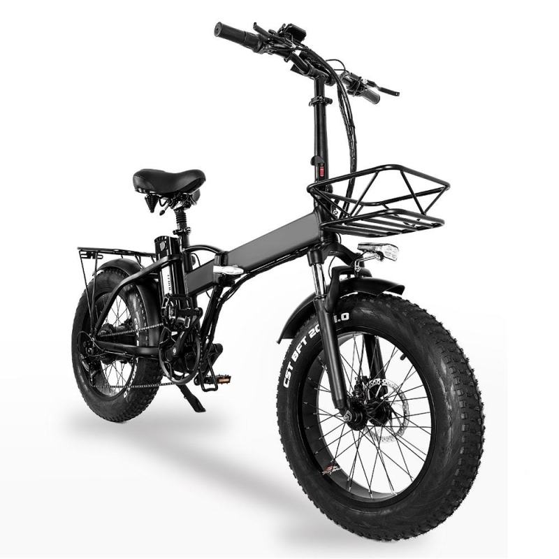 250W/500W/750w motor EU warehouse bicycle foldable 20inch electric bike with removable battery