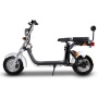 Motocicleta eléctrica con CEE Citycoco para adultos con motor 1500W de potencia Batería extraíble Stock de almacén de la UE