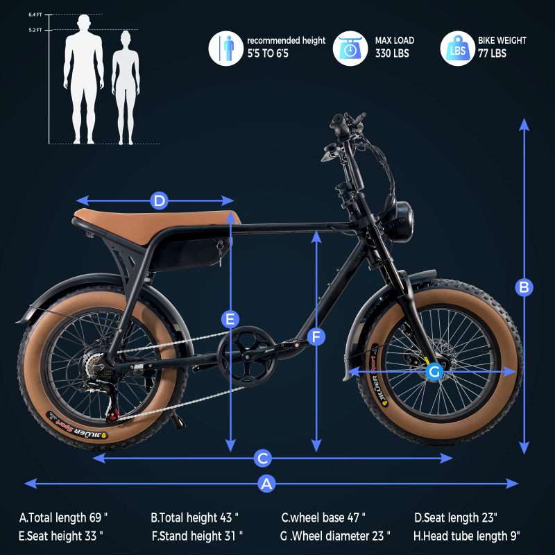 2024 EU warehouse Electric Bike 250W 750W China Manufacturer 20*4.0 Inch 48v 15ah Removable Battery Electric Bicycle Fatbike