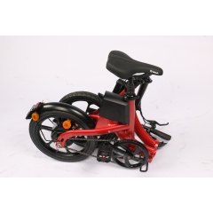 Mini vélo électrique pliant 250W avec vélo de banlieue à batterie au lithium portable 36V 10.4AH et stock d'UE de 16 pouces