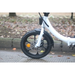 Mini bicicleta eléctrica plegable 250W con 36V 10.4AH Bicicleta portátil de cercanías con batería de litio y stock europeo de 16 pulgadas