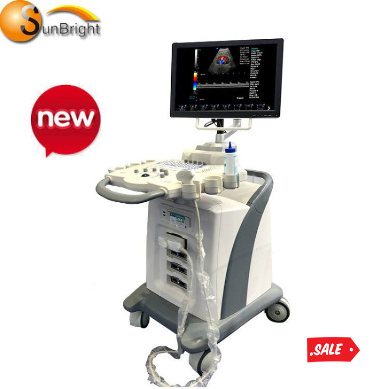 Trolley brand new color Doppler ultrasound machine