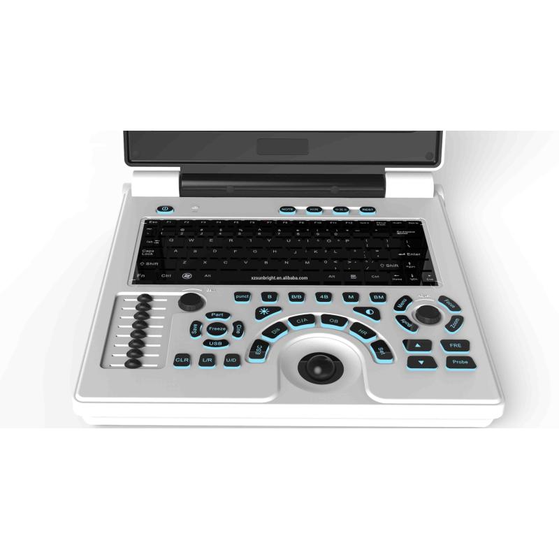 portable black and white laptop ultrasound with low price