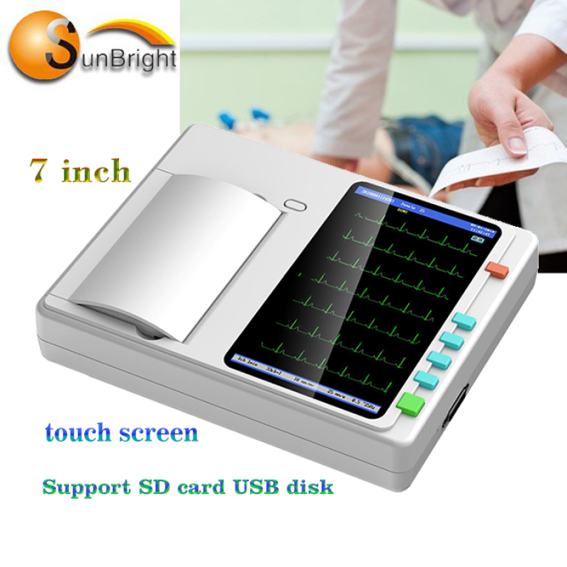 holter 12 channel ecg China Newest Digital 3 Channel portable ecg