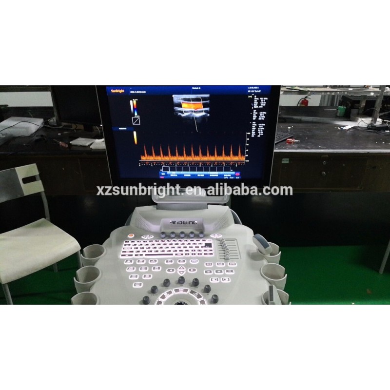 Trolley brand new color Doppler ultrasound machine