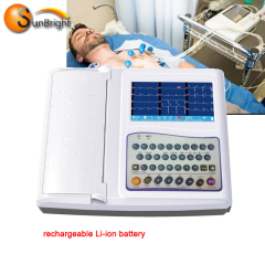 well performance pathological ecg analysis with factory price ecg machine with built in battery high quality