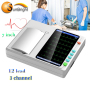 Portable Cheap Price of pc based ecg Machine 3/6 Channel 12 lead ECG/EKG Machine
