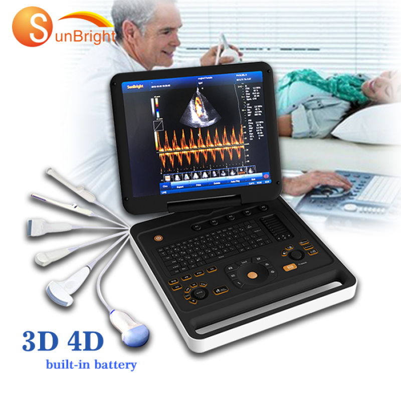 Macchina Doppler a colori 3D di alta qualità, scanner ecografico PW ospedaliero più venduto