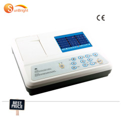 SunBright New pushed cheap price of ECG machine 12 lead 3 channel ECG EKG machine