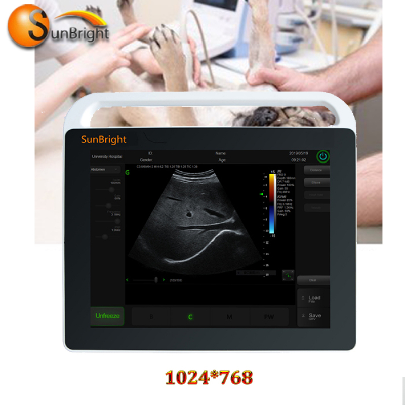 portable cheap ultrasound scanner SUN-800S popular veterinary use 15