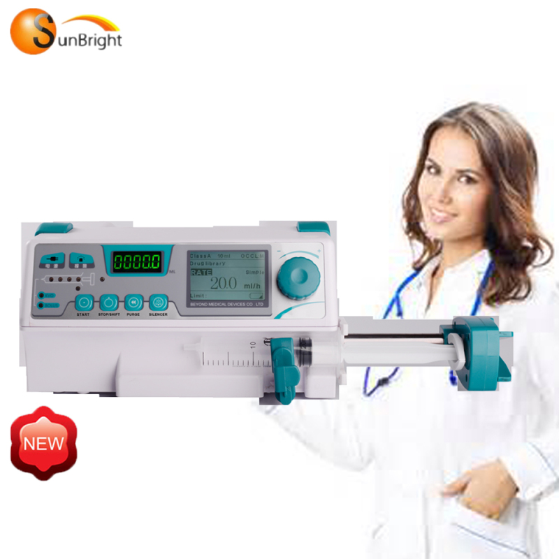 CE ISO approved medical automatic syringe pump for clinical