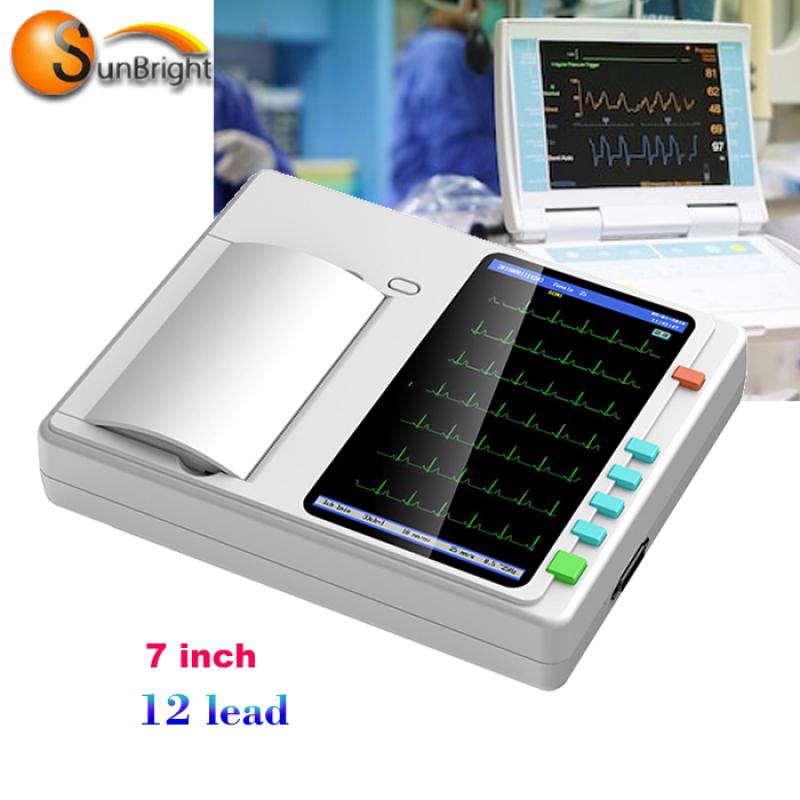 high resolution portable surprise promotion ecg with 12 lead veterinary ecg