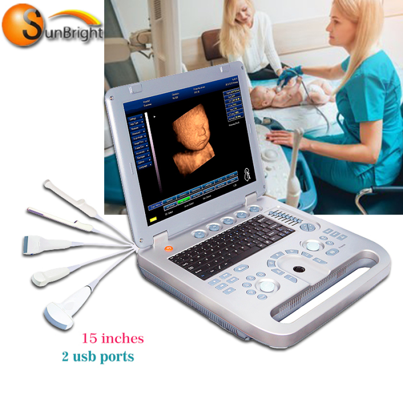 Ordinateur portable avec écran LED de 15 pouces, meilleur prix, machine à ultrasons fabriquée en usine chinoise