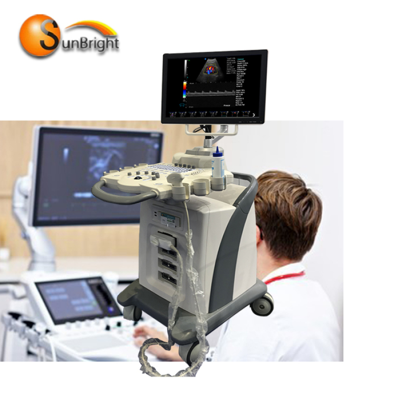 Real time 4d ultrasound scanner color Doppler 4D Basic Trolley ultrasound GE Color Doppler