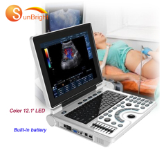 12 inch cheapest Portable 2D Ultrasound Scanner with keyboard