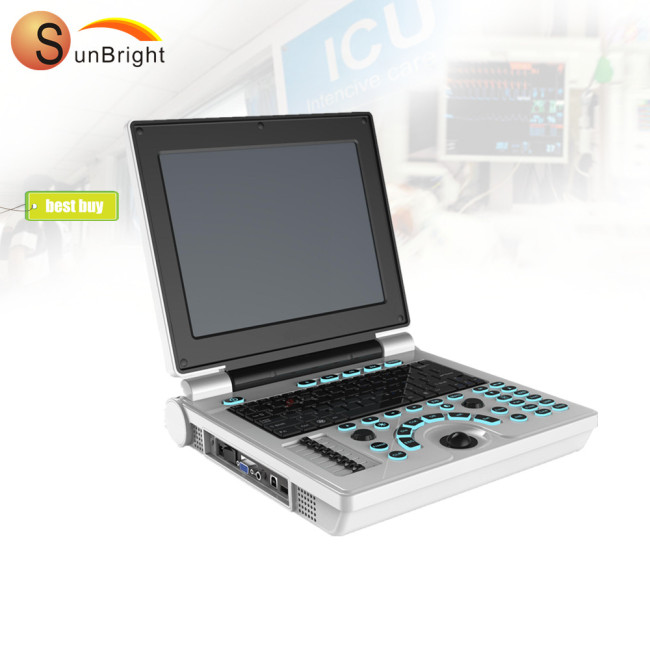 portable black and white laptop ultrasound with low price