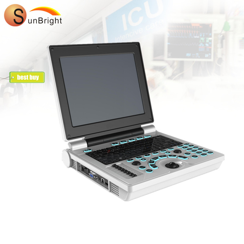 portable black and white laptop ultrasound with low price