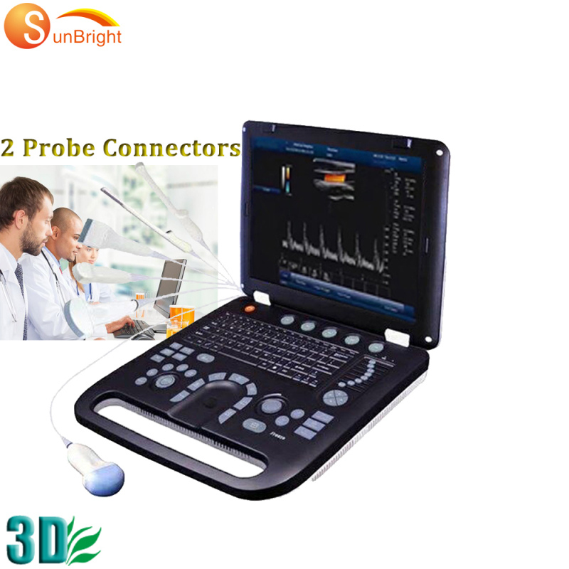 PW test machine 3D laptop color doppler ultrasound diagnostic system