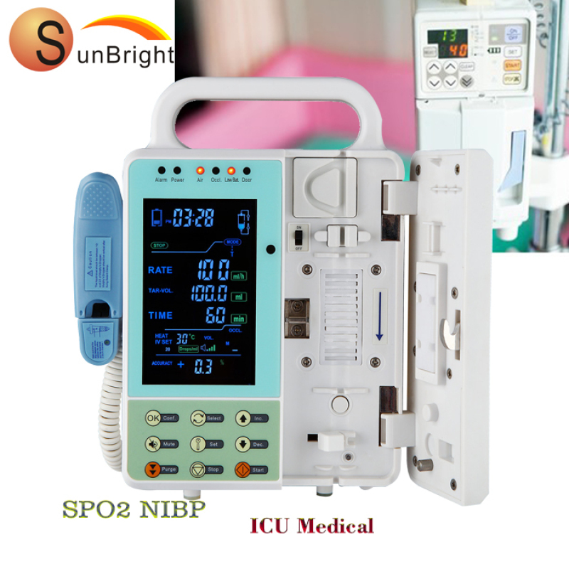infusion pump ce Heat and calculation internal SPO2 NIBP infusion pump