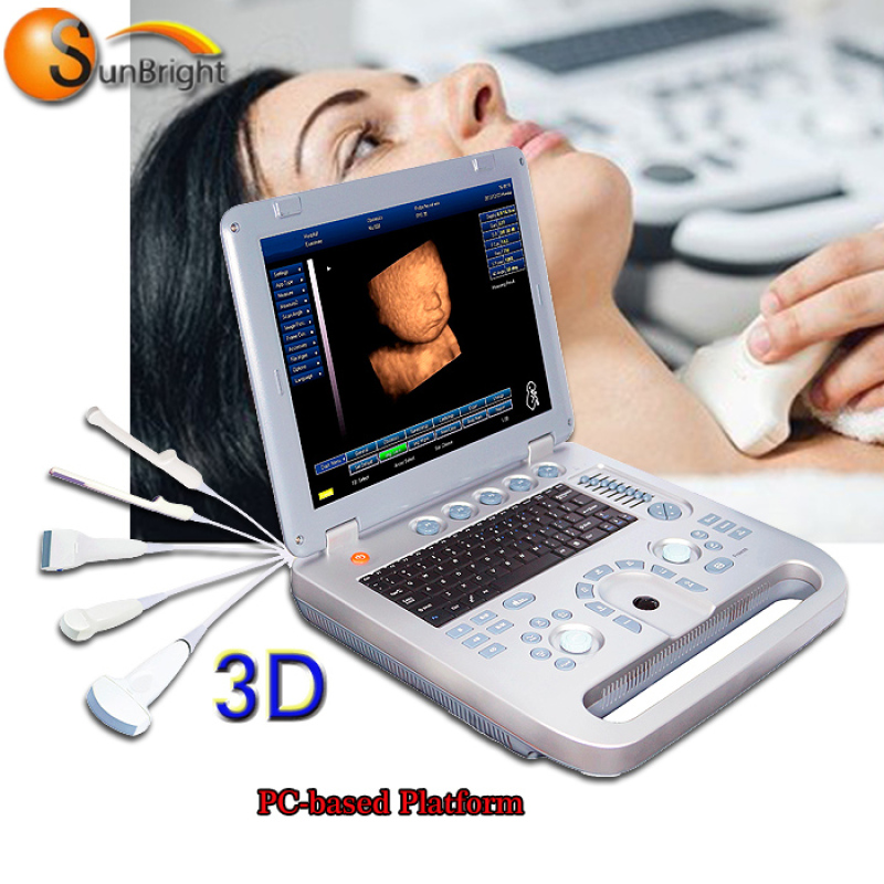 Portable B/W parts ultrasound machine with CE certificated