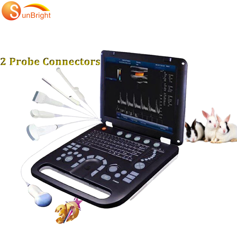Hot laptop Color Doppler ultrasound good price doppler veterinary ultrasound scann