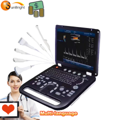 Vascular Ultrasound 3D 4D Elastography Laptop Machine Portable Color Doppler