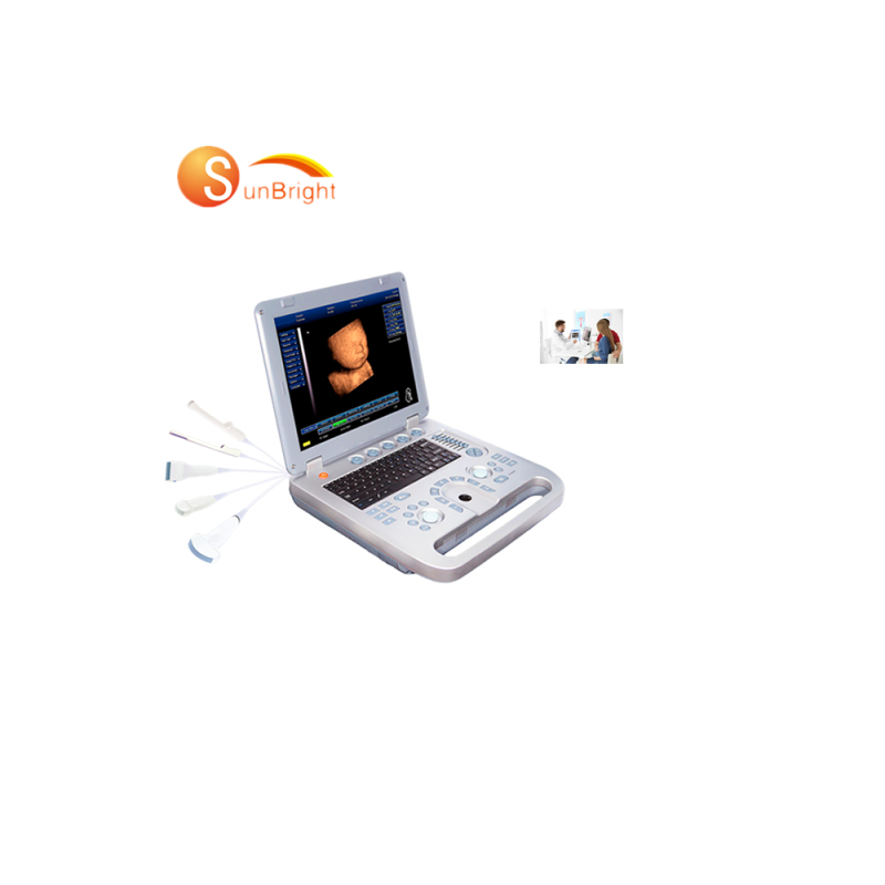 Portable laptop style Medical ecografo 3D 4D ultrasound scanning machine for hospitals
