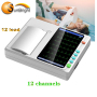 Medical Hospital Electrocardiograph ecg ekg Portable 12 Channel 12 Lead Digital Color Display ECG Machine