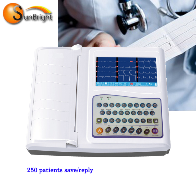 high performance cheap price of ecg monitor machine with 12 channel dynamic ECG systems holter