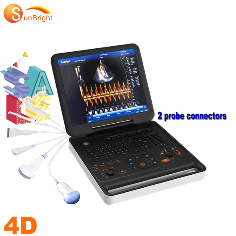 Medical Ecography 3D Doppler Color Portable laptop Ultrasound Scan Machine SUN-906B ecografo color